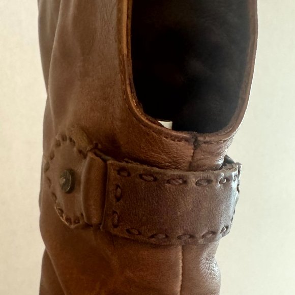 Frye Over the Knee Riding Boots (Brown Leather) - Picture 7 of 9
